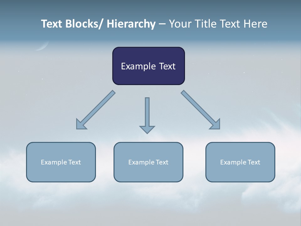 Mystical Cloud Background PowerPoint Template