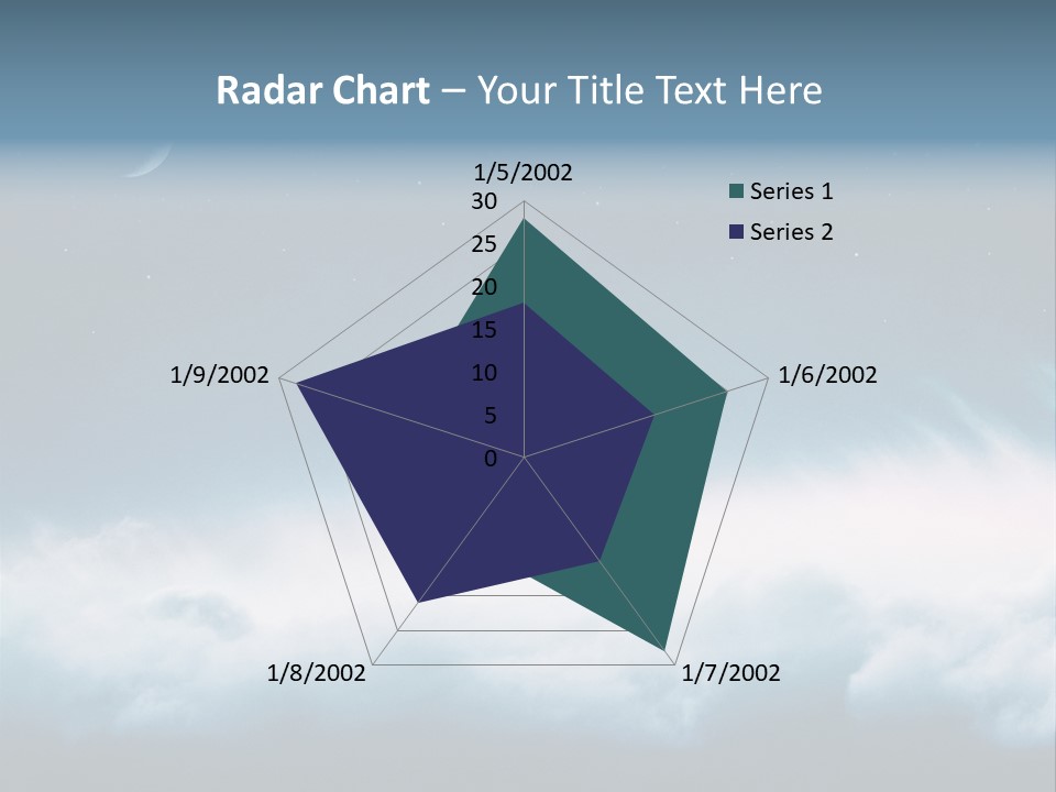 Mystical Cloud Background PowerPoint Template