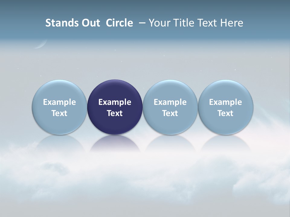 Mystical Cloud Background PowerPoint Template