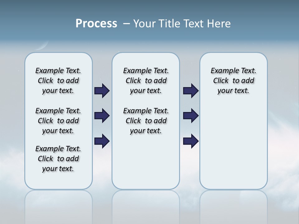 Mystical Cloud Background PowerPoint Template