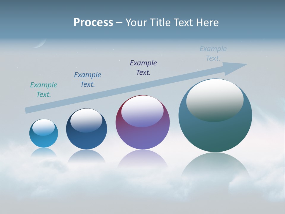 Mystical Cloud Background PowerPoint Template