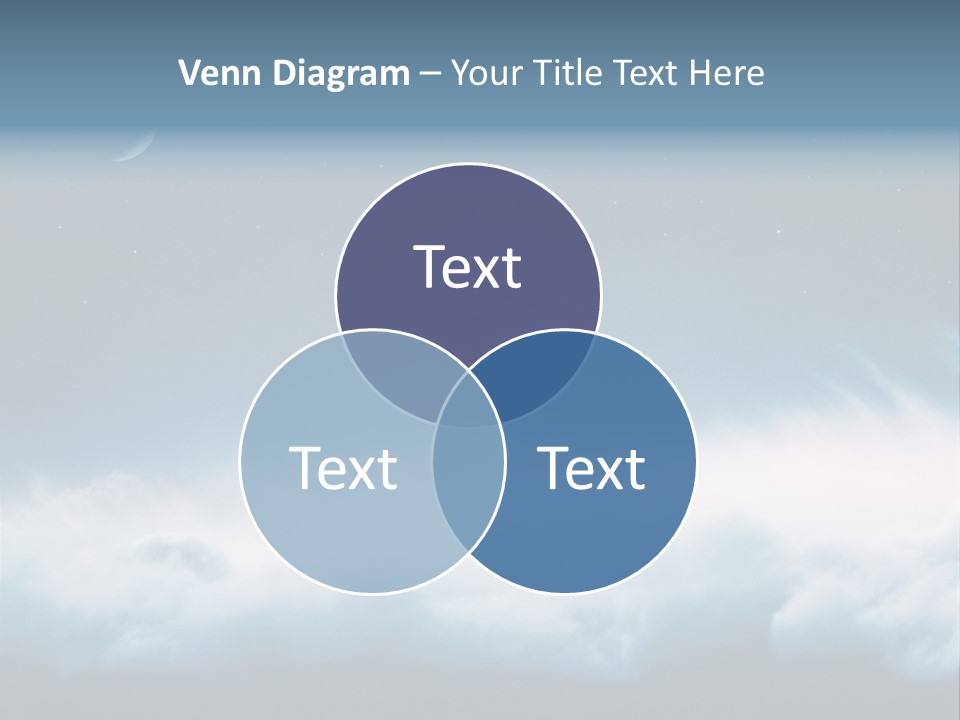 Mystical Cloud Background PowerPoint Template