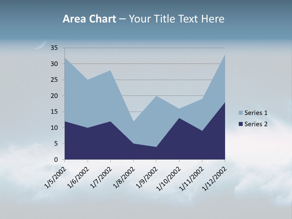 Mystical Cloud Background PowerPoint Template