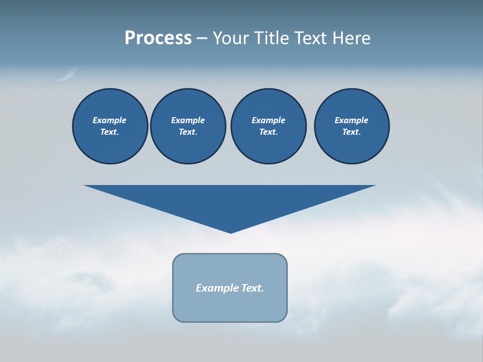 Mystical Cloud Background PowerPoint Template
