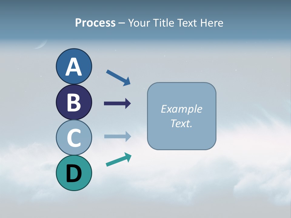Mystical Cloud Background PowerPoint Template
