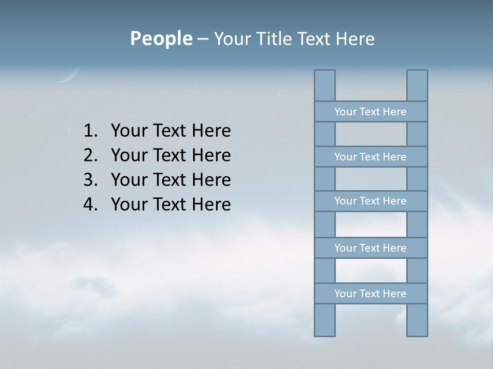 Mystical Cloud Background PowerPoint Template