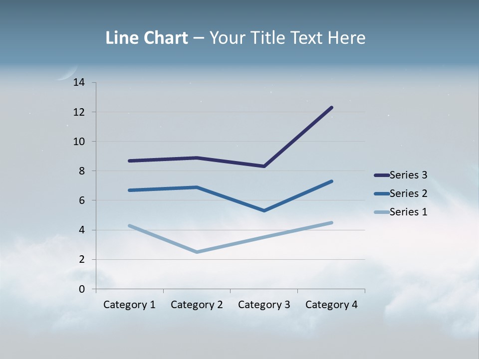Mystical Cloud Background PowerPoint Template