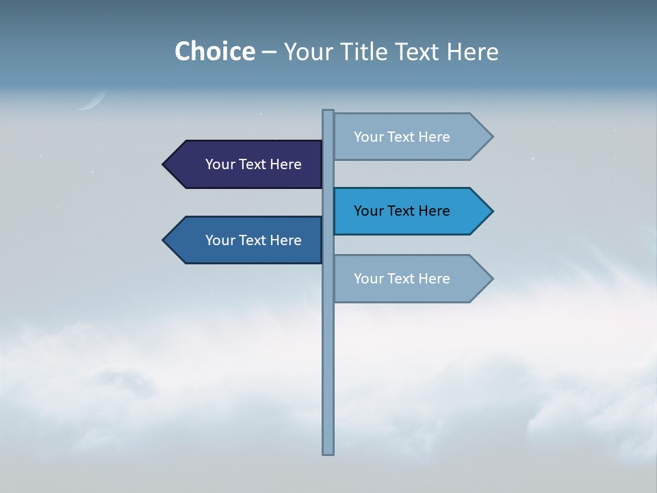 Mystical Cloud Background PowerPoint Template