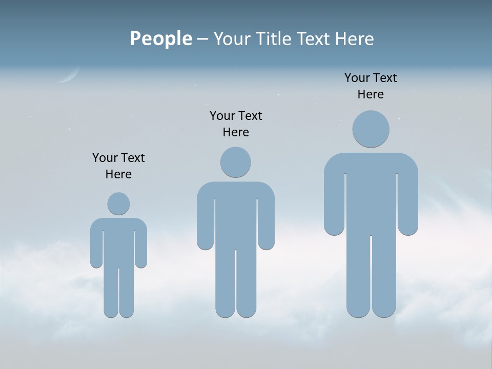 Mystical Cloud Background PowerPoint Template