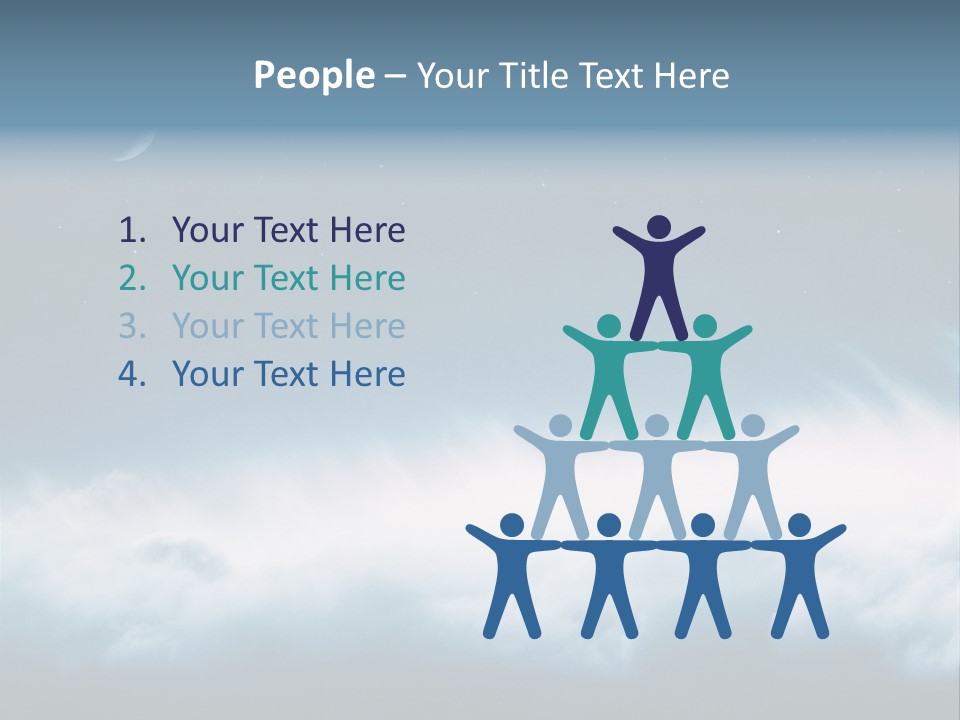 Mystical Cloud Background PowerPoint Template