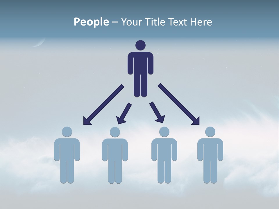 Mystical Cloud Background PowerPoint Template