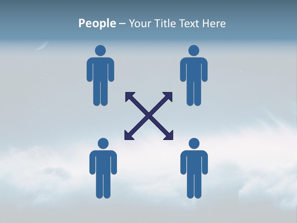 Mystical Cloud Background PowerPoint Template