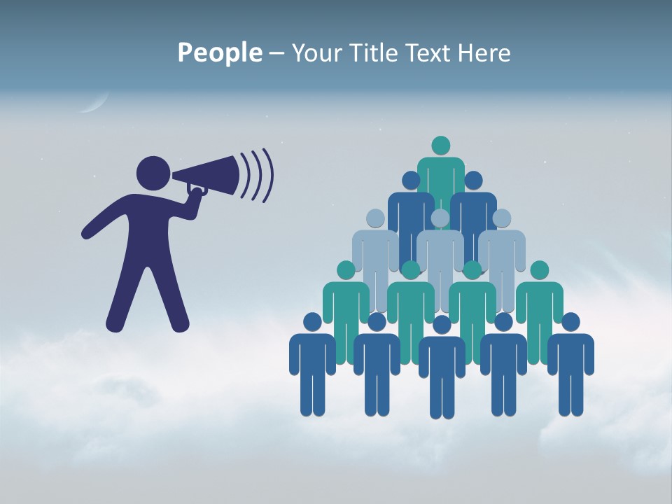 Mystical Cloud Background PowerPoint Template