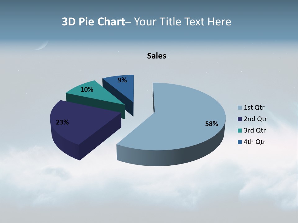 Mystical Cloud Background PowerPoint Template