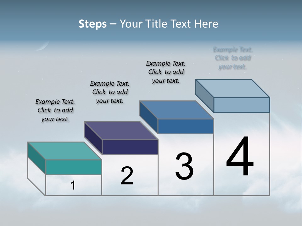 Mystical Cloud Background PowerPoint Template