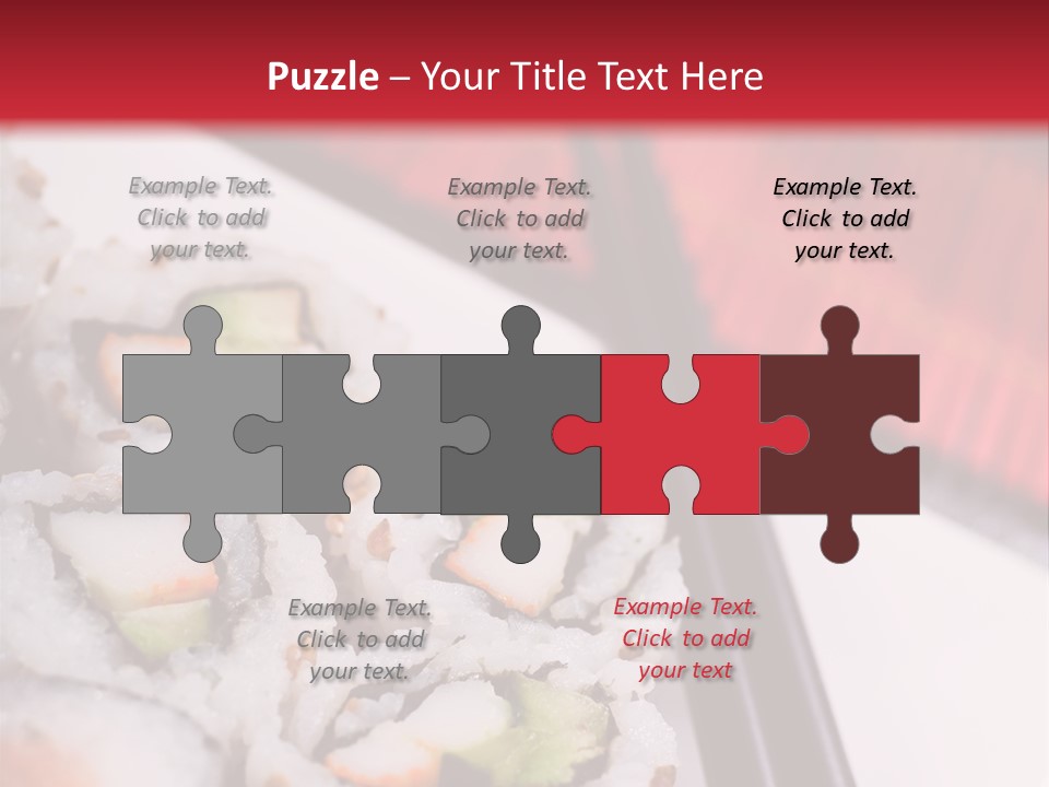 Table Sushi Seafood PowerPoint Template