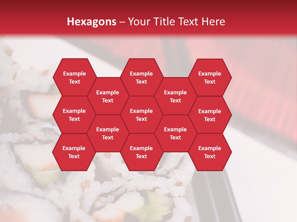 Table Sushi Seafood PowerPoint Template