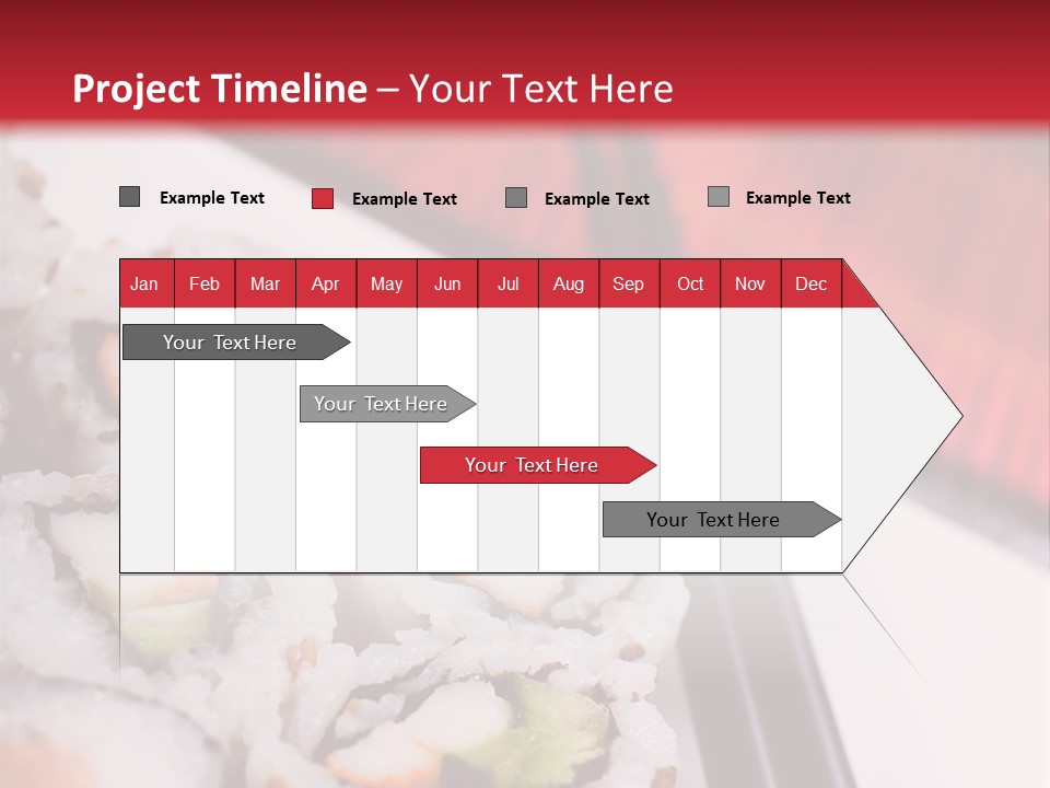 Table Sushi Seafood PowerPoint Template