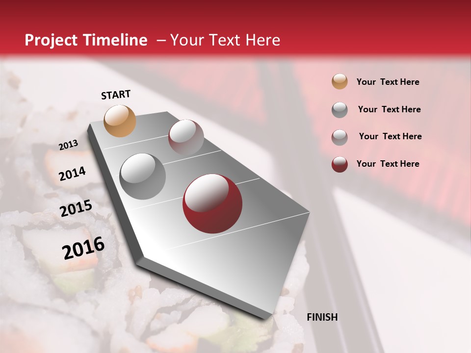 Table Sushi Seafood PowerPoint Template