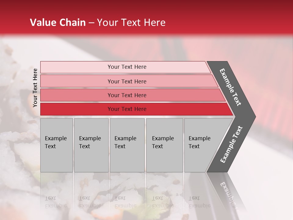 Table Sushi Seafood PowerPoint Template