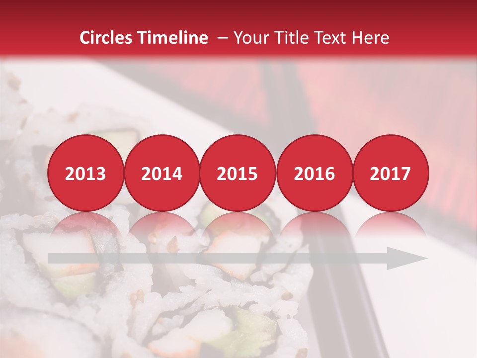 Table Sushi Seafood PowerPoint Template