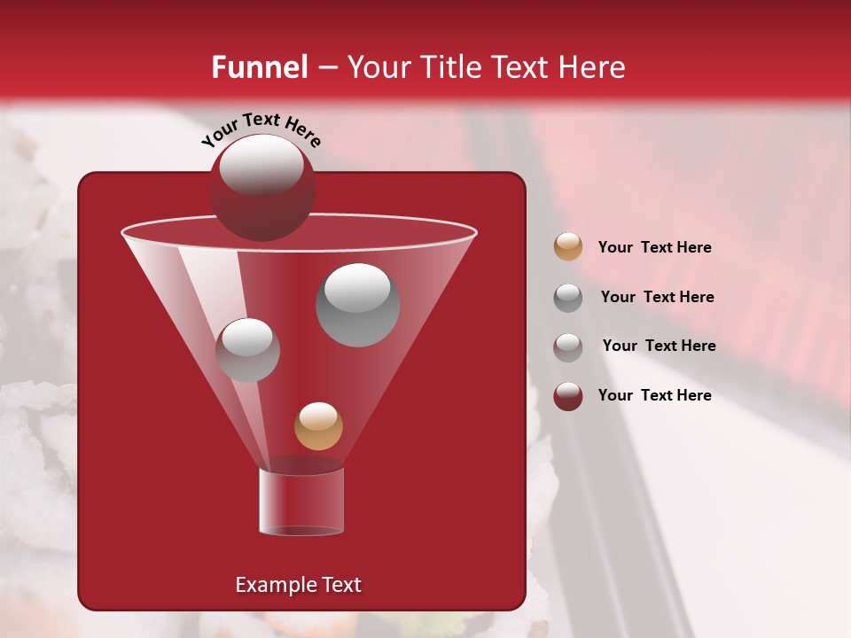 Table Sushi Seafood PowerPoint Template