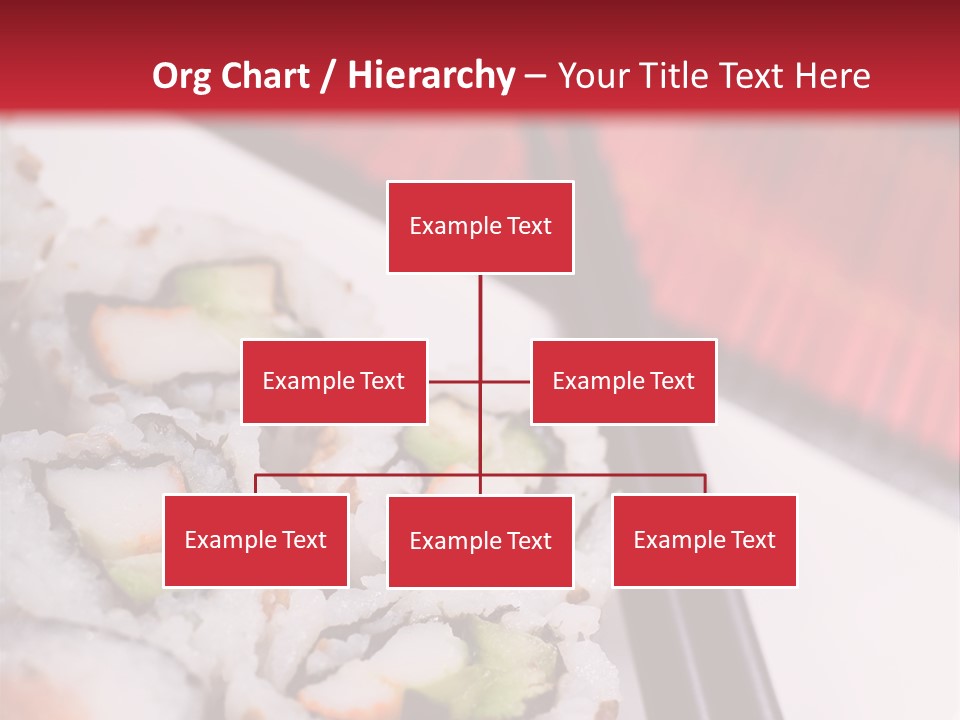 Table Sushi Seafood PowerPoint Template