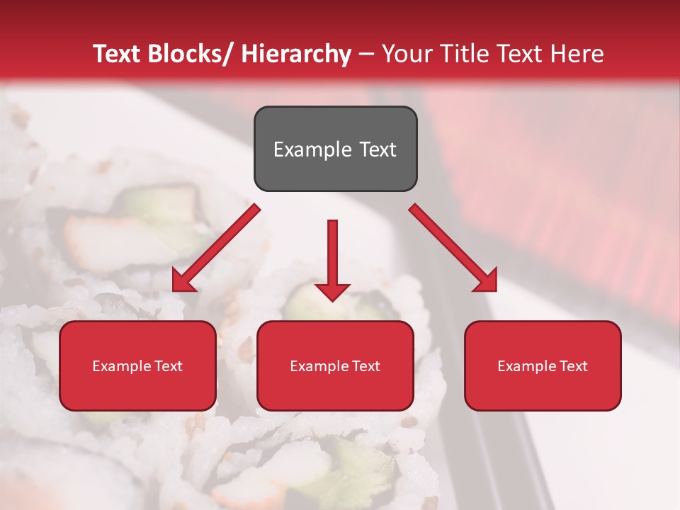 Table Sushi Seafood PowerPoint Template