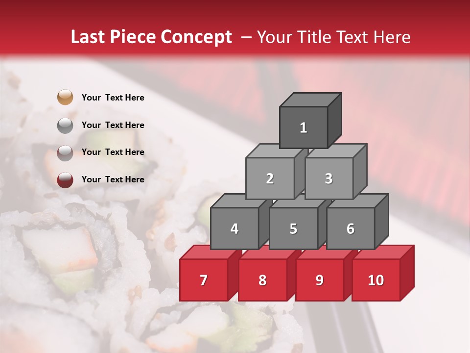 Table Sushi Seafood PowerPoint Template