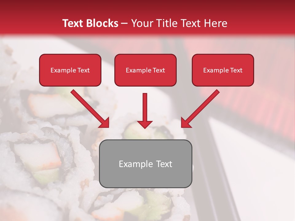 Table Sushi Seafood PowerPoint Template