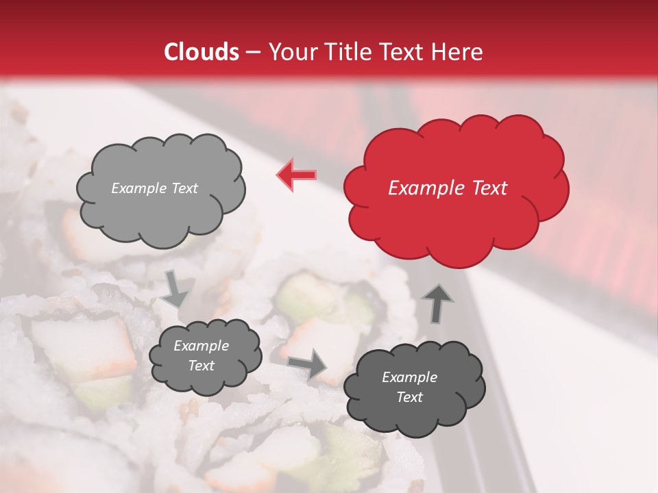 Table Sushi Seafood PowerPoint Template