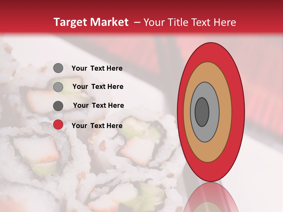 Table Sushi Seafood PowerPoint Template