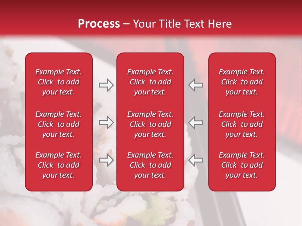 Table Sushi Seafood PowerPoint Template