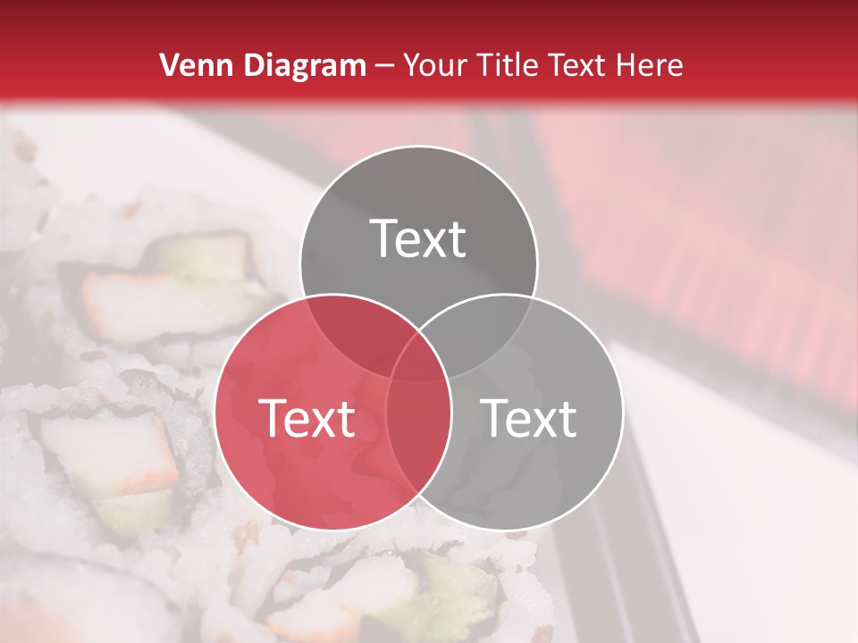 Table Sushi Seafood PowerPoint Template