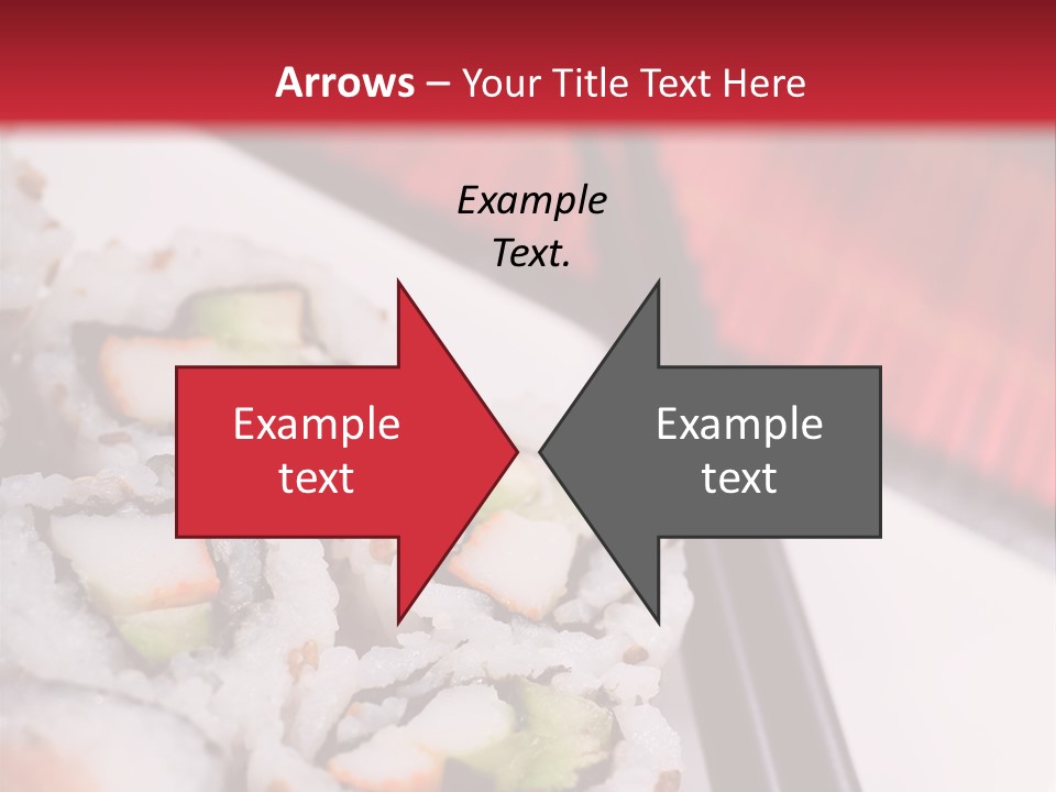 Table Sushi Seafood PowerPoint Template