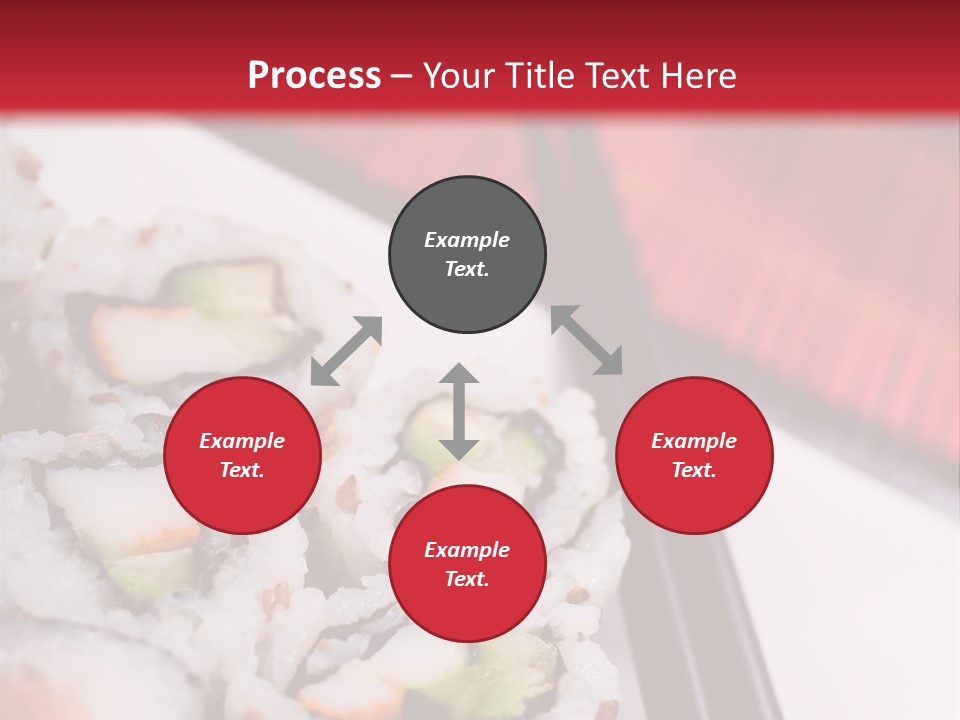 Table Sushi Seafood PowerPoint Template
