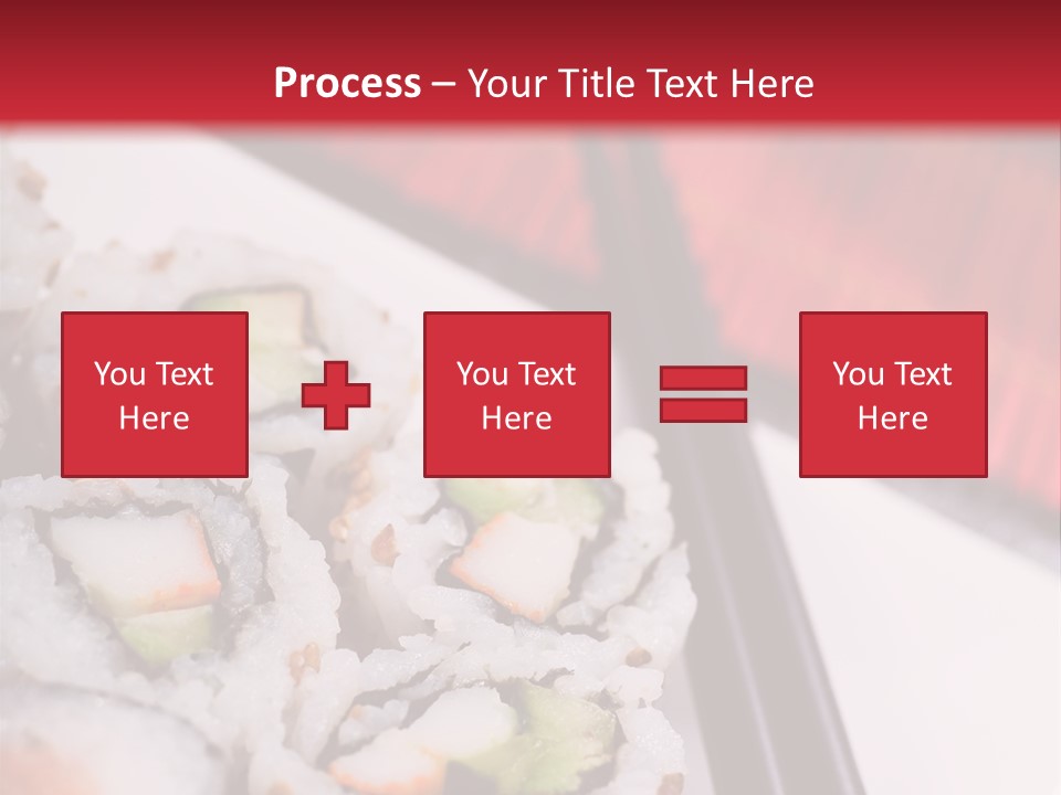 Table Sushi Seafood PowerPoint Template