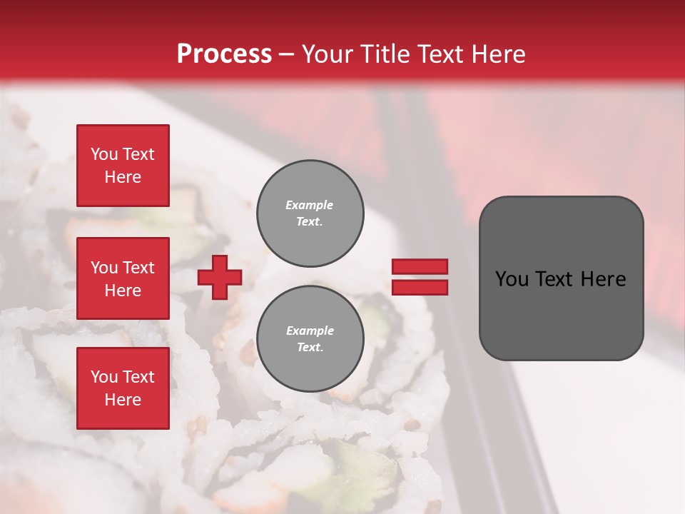 Table Sushi Seafood PowerPoint Template