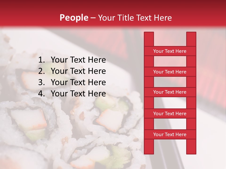 Table Sushi Seafood PowerPoint Template