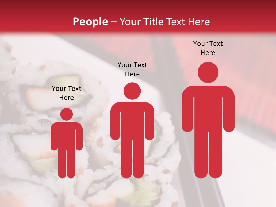 Table Sushi Seafood PowerPoint Template
