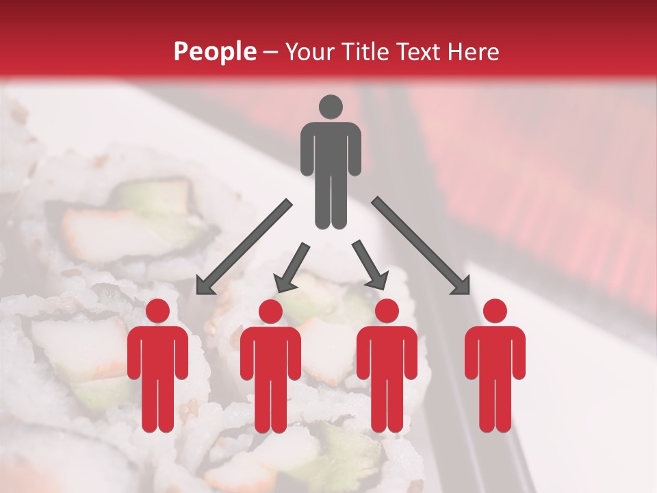 Table Sushi Seafood PowerPoint Template
