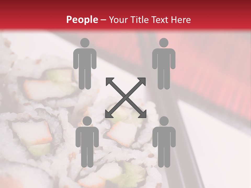 Table Sushi Seafood PowerPoint Template