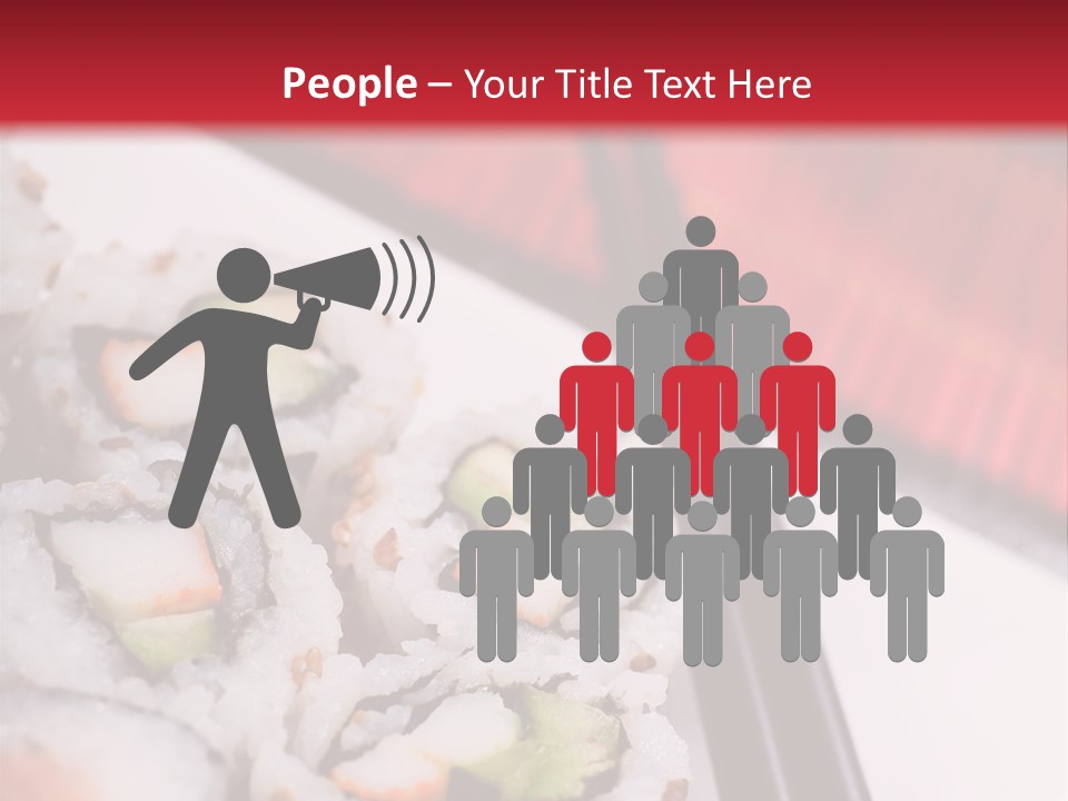 Table Sushi Seafood PowerPoint Template