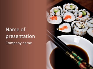 Meal Sushi Japan PowerPoint Template