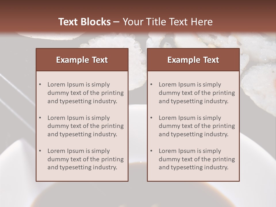 Meal Sushi Japan PowerPoint Template