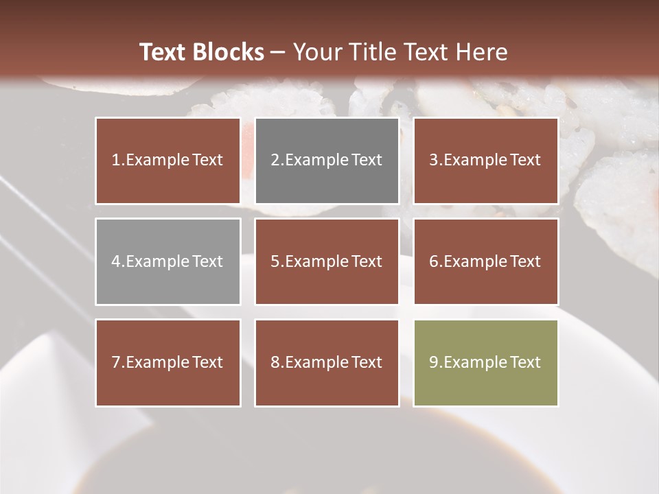 Meal Sushi Japan PowerPoint Template