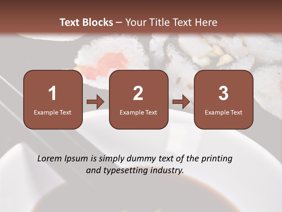 Meal Sushi Japan PowerPoint Template