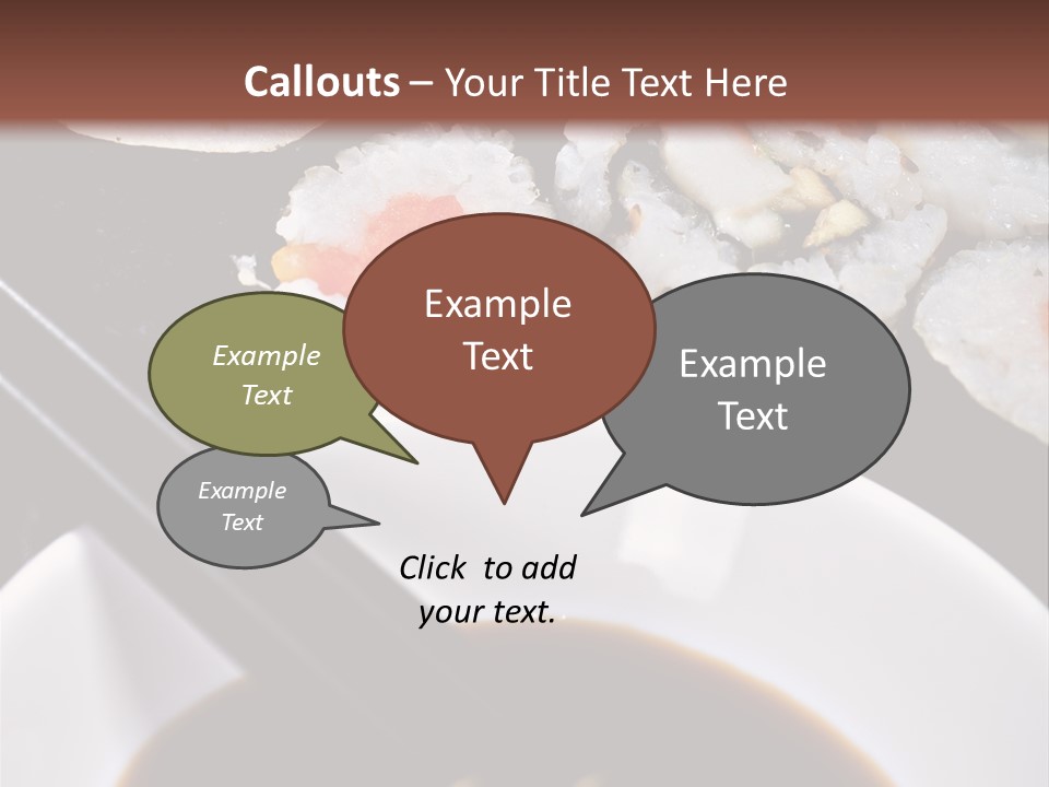 Meal Sushi Japan PowerPoint Template