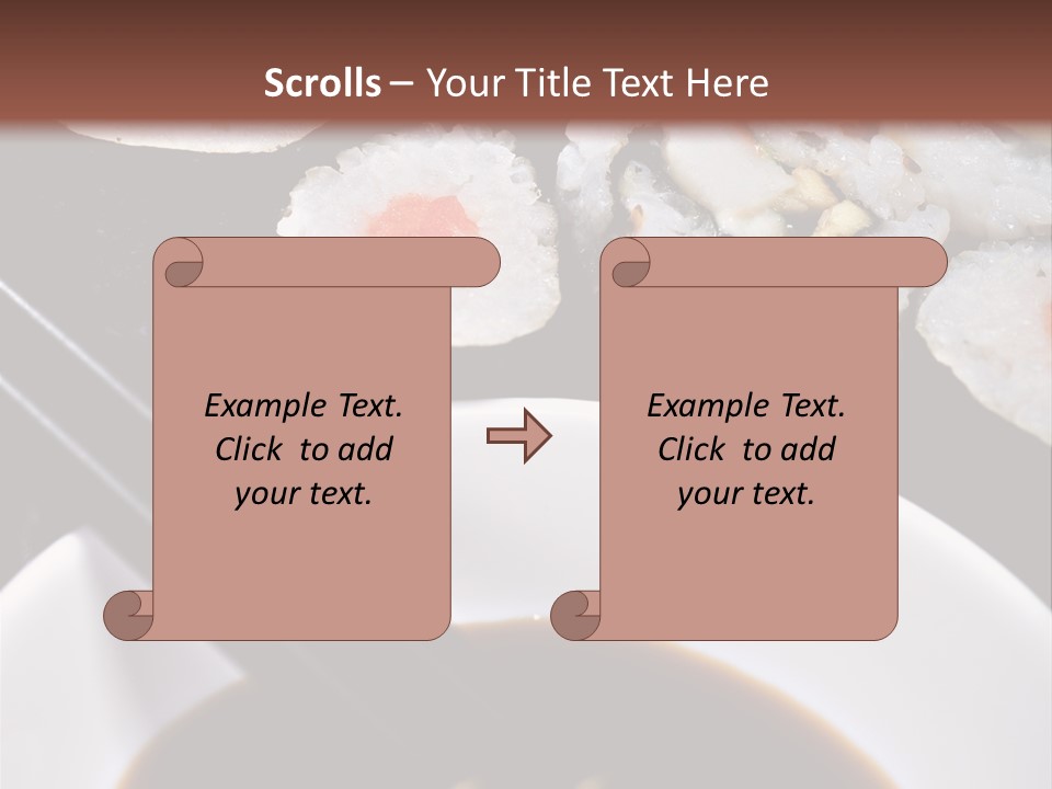 Meal Sushi Japan PowerPoint Template