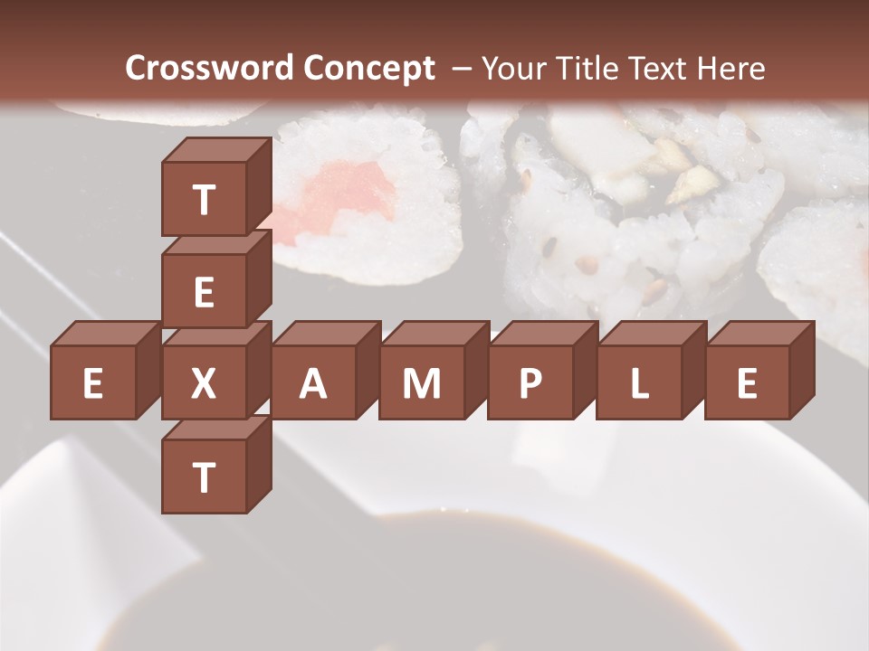 Meal Sushi Japan PowerPoint Template